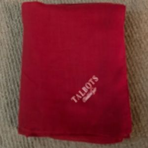 Talbots Red Scarf